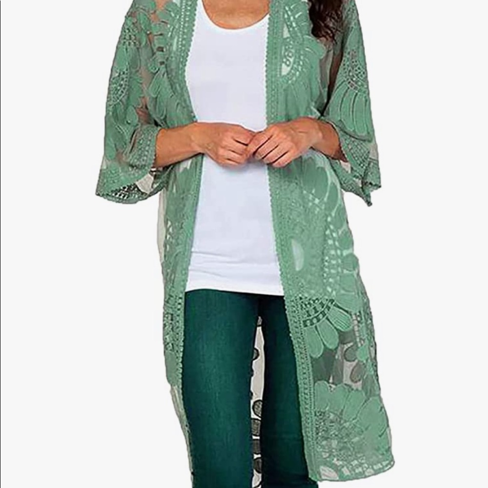 Lace Kimono/Beach Cover Up
